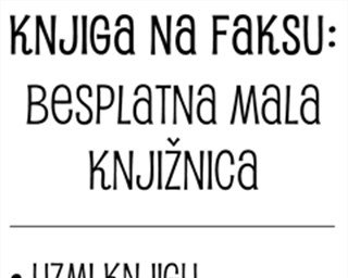 Projekt Kluba studenata informacijskih znanosti Ex libris – "Besplatna mala knjižnica"